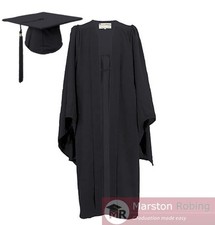 University Academic Graduation Gown and Hat BA Bachelor
