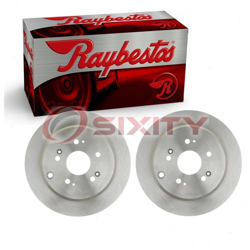 2 pc Raybestos R-Line Rear Disc Brake Rotors for 2005-2013 Honda CR-V ss
