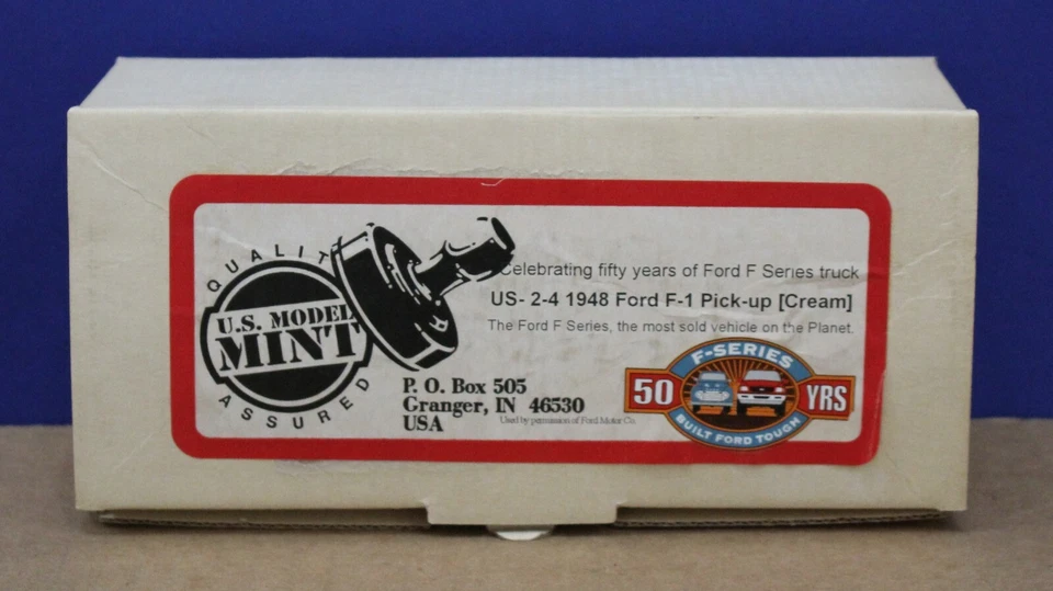 Camioneta Ford F-1 Brooklin modelo estadounidense como nueva US-2-4 1948 50th '98 1:43 crema caja como nueva Foto 4 de 4