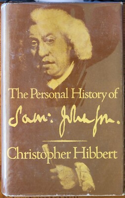 The Personal History of Samuel Johnson  Christopher Hibbert 1971 HC DJ  VG