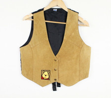 Vintage Disney's Winnie the Pooh Suede Vest Girls Size M / L