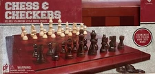 Chess and Checkers Wood Pieces & Folding Board Individual Replacements Cardinal