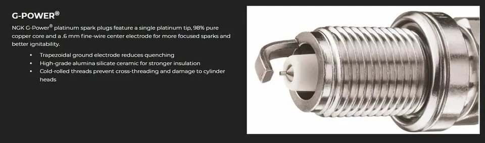 Genuine NGK Platinum Spark Plug 10PCS for 2008-2010 Ford F-250 F-350 Super Duty - Image 3 of 4