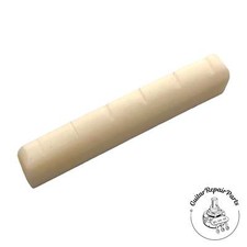 Slotted Bone Nut For Guitar - Bleached Bone