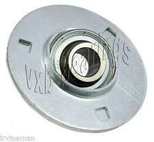 FHPFZ201-8 Flange Pressed Steel 3 Bolt 1/2" Inch Ball Bearings Rolling