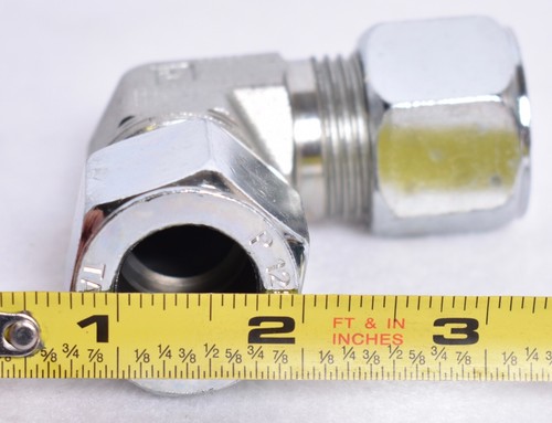 Parker Hannifin A-LOK SS Union Elbow 3/4" Tube Fitting Double Ferrule 12EE12-316 - Picture 6 of 6
