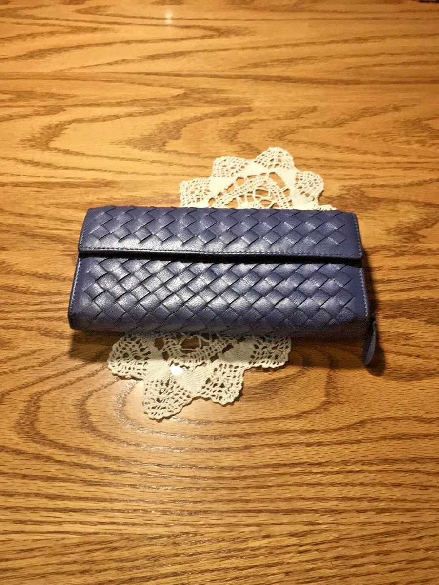 Authentic 2010 Bottega Veneta Intrecciato Napa Leather Wallet