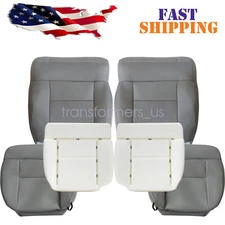 For 2004-2008 Ford F-150 FX4 FX2 Lariat XLT Front Cloth Seat Cover Flint Gray