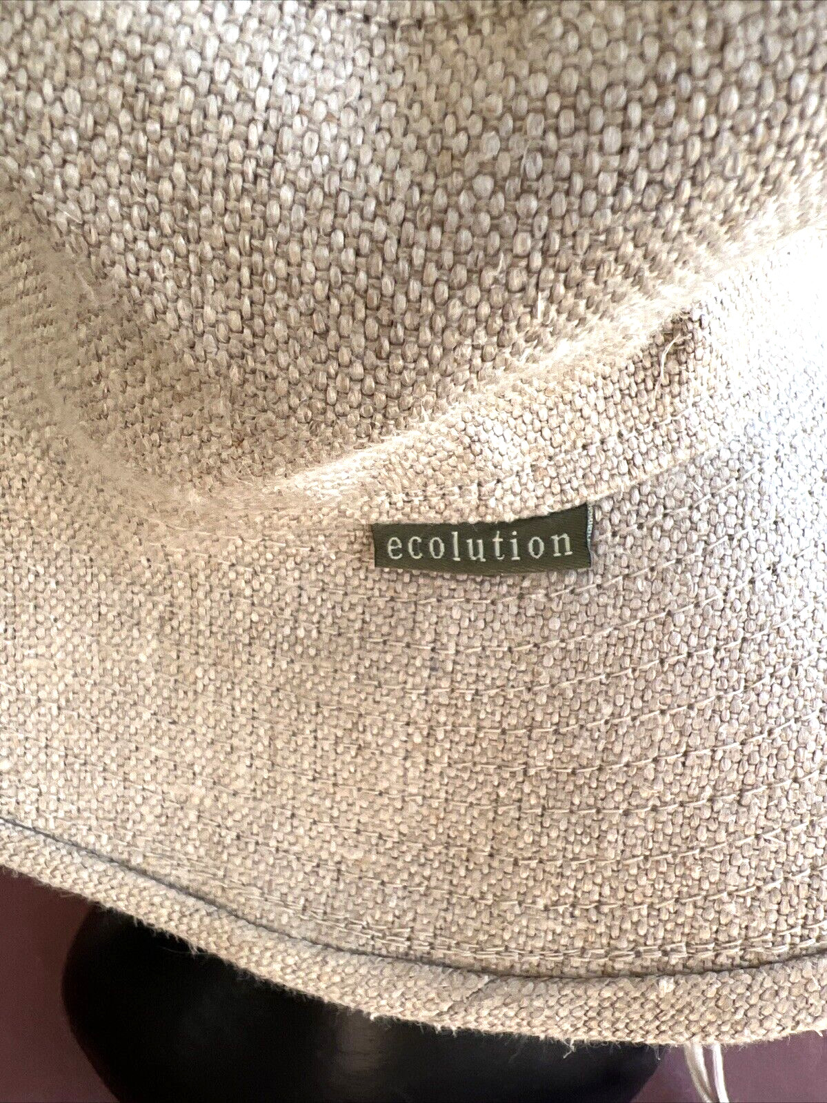 ECOLUTION Hemp Solid Natural Sun Hat Beach Hat Si… - image 4