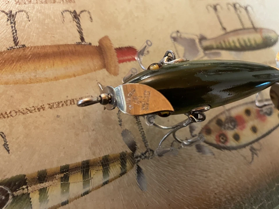 Pflueger Neverfail 3 T Natural Perch  Minnow . Stunning - Image 4 of 4