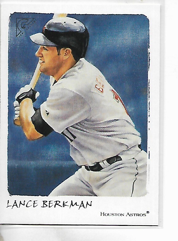 2002 Topps Gallery Lance Berkman Card #50