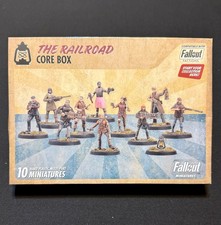 Modiphius Fallout Miniatures The Railroad Core Box Plastic NIB MUH1620141