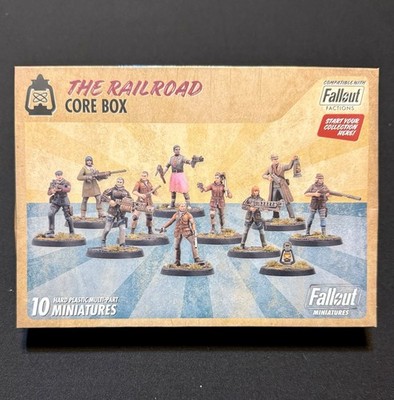 Modiphius Fallout Miniatures The Railroad Core Box Plastic NIB MUH1620141