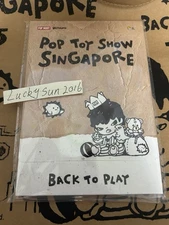 Pts exhibition pop mart Hirono playful return passport folder