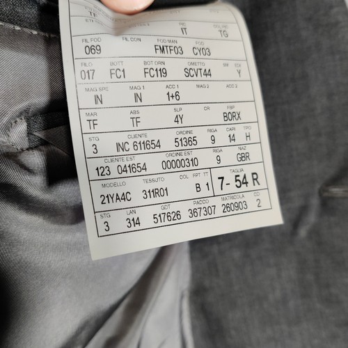 Tom Ford Suit Size 44R W38 L31 Slim Fit 2 Piece Grey Wool O'Connor IT54 - Picture 10 of 24