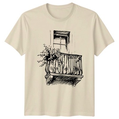 Liebesleben auf dem Balkon mit T-Shirt Balkon Deko Gartenarbeit Geburtstag