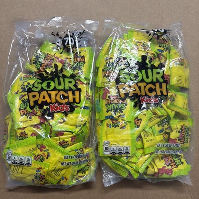 3 LBS Original Sour Patch Kids Chewy Candy Fun Size individually Wrap Exp. 8/26