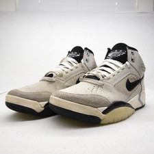 Nike Men's Air Flight Lite Mid Sneakers Photon Dust and Black Colorway Size US 7