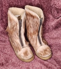 Vintage Eskimo Boots Multicolored Tan Women's Size 5.5