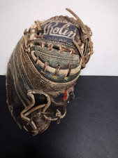 Guante/guante de béisbol vintage Rolin Barraza Catchers de cuero hecho en México