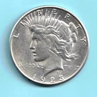 SILVER 1923 S PEACE SILVER DOLLAR UNGRADED - BEAUTIFUL COIN
