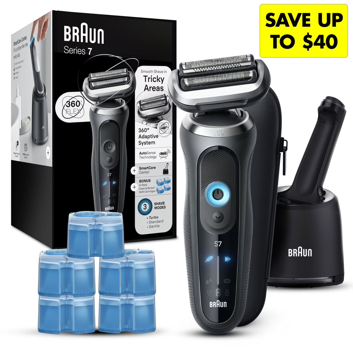 Brand New, Sealed!!!! Braun Series 7 7189cc Electric Razor Shaver