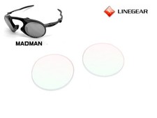 LINEGEAR Non Polarized Lens for Oakley MADMAN Ruby Clear MM-RC 