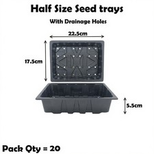 200 x seed trays with holes