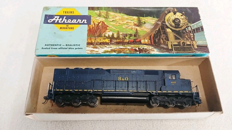 HO SCALE ATHEARN SDP-40 B&O BALTIMORE & OHIO #607 DIESEL LOCOMOTIVE🔥🔥🔥🔥🔥🔥