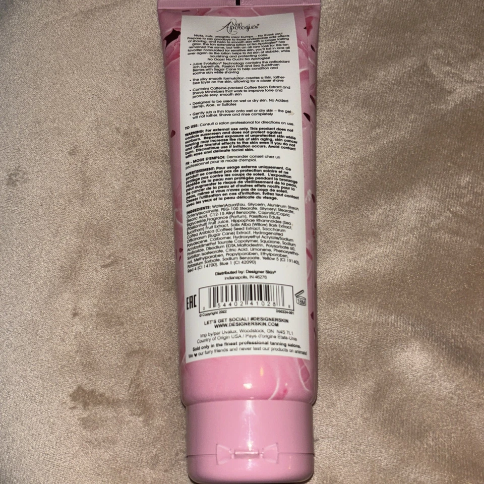 Designer Skin No Apologies Tan Extending Shave Lotion Firm Blend, 8.5 oz - Image 2 of 2