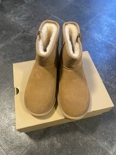Ugg Classic Mini Bailey Zip Boots Uk Size 6 Cost £185