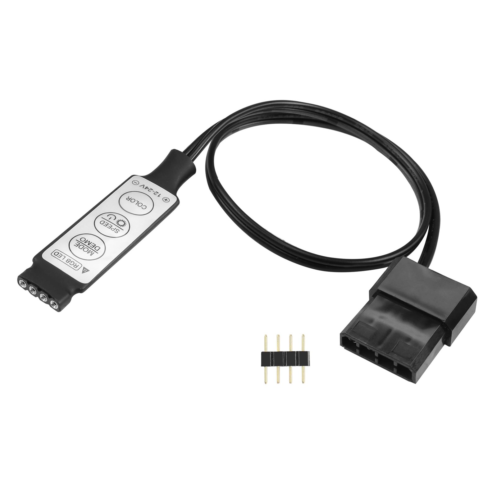 Contrôleur RGB 4 broches pour ruban LED et bande lumineuse 5V 12V 24V à mini connecteur