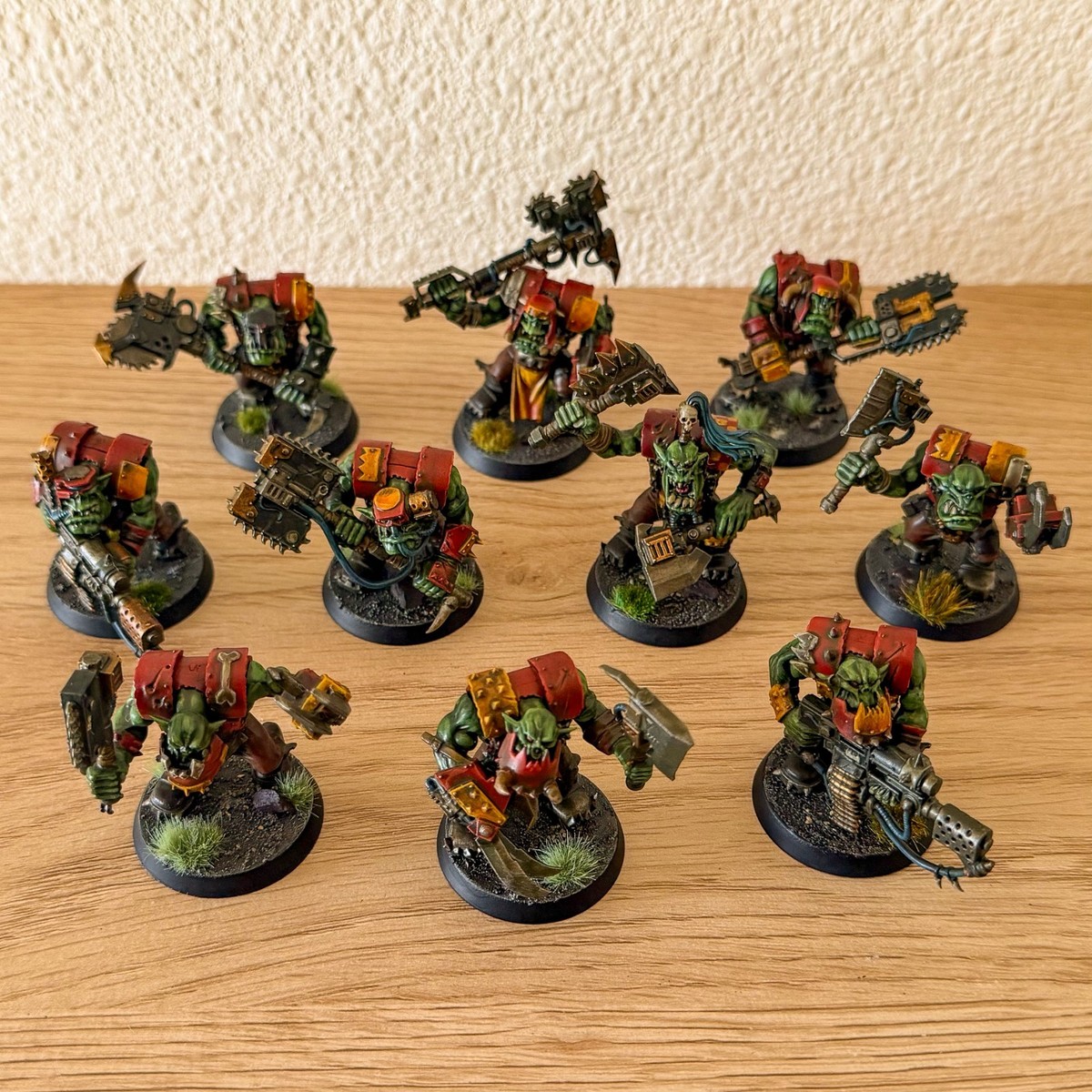 Warhammer 40k Orks - Painted Nobz - Item 456-15 (Magnetized) | eBay