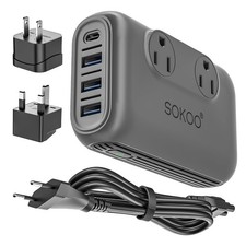 220v to 110v Voltage Converter, International Travel Adapter