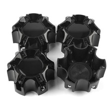 4.49in Wheel Center Caps for Ballistic Black Center Cover Replacement, 4 Pack...