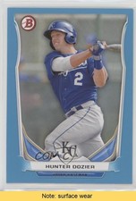 2014 Bowman Draft Top Prospects Blue 286/399 Hunter Dozier #TP-46 READ f0v