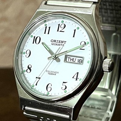 Orient Swimmer Diver Watch Quartz Mens 32mm Ref 5X-1289 Wrist 16cm