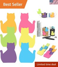 Fun and Functional Cat Sticky Notes Set - 360 Colorful Sheets for Organizing
