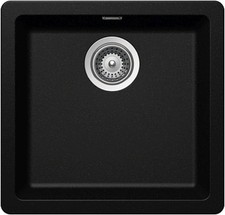 Schock Soho N100 Puro Kitchen Sink Black Granite Cristadur