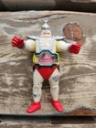 Vintage 1994 TMNT Krang's Android Body 5" w Brain & Window Rare Action Figure