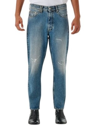 NWT CYCLE JEANS LUCKY TAPARED FIT ANTIQUE BLEACH REPAIRED 451P523