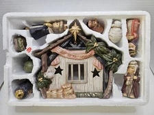 Nativity Set Porcelain for Children 10pc Boxed JCP Home