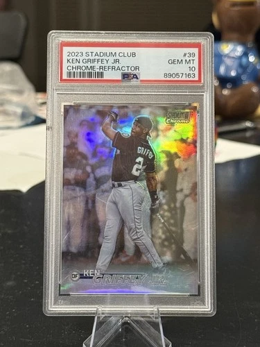 2023 Stadium Club - Ken Griffey Jr - Chrome Refractor #39 - PSA 10