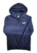 Puma Essentials Felpa con Cappuccio Small Logo Navy Peacoat - Taglia XS - Ottime Condizioni