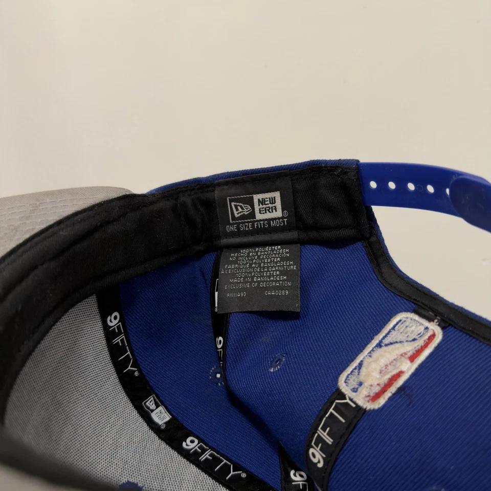 New Era 9FIFTY New York Knicks Snapback Hat Blue NBA Draft 2023 OSFM – Great - Image 4 of 4