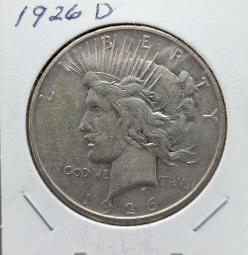 Photo of a 1926-D Peace Dollar from an eBay listing that sold on Jul 14, 2026