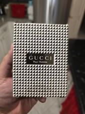 Gucci Pour Homme I 3.4 fl.oz/100 mL EDT Men Cologne - NO CELLOPHANE RARE 