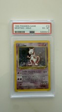 1999 POKEMON BASE SET UNLIMITED #10 MEWTWO-HOLO PSA 6