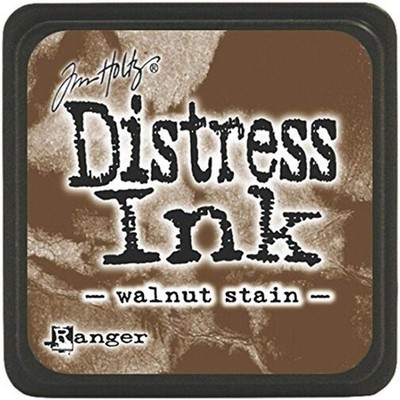 Tim Holtz Distress Mini Ink Pad Walnut Stain   Scrapbooking, Stamping Ink