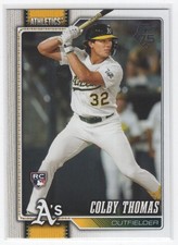 #213 2026 Topps BASE * Colby Thomas RC Athletics